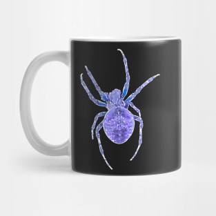 Blue Spider Orb-Weaver Watercolor Style Mug